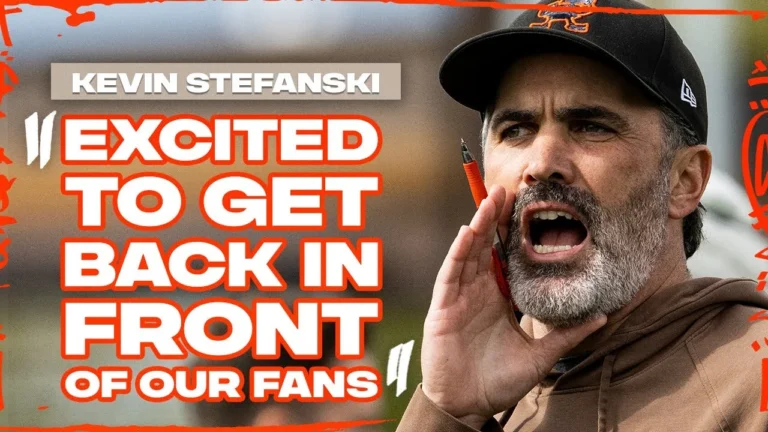 Kevin Stefanski Press Conference: Excited to get back in front of our fans