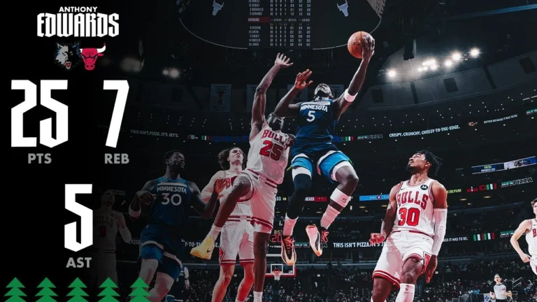 Anthony Edwards Scores 25 Points Vs The Chicago Bulls 10.16.25