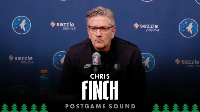 We Have To Have More Resistance. Chris Finch Postgame Sound 10.30.25