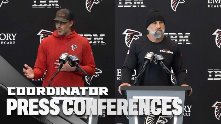 Zac Robinson & Jeff Ulbrich look ahead to Atlanta Falcons vs New England Patriots Press Conference
