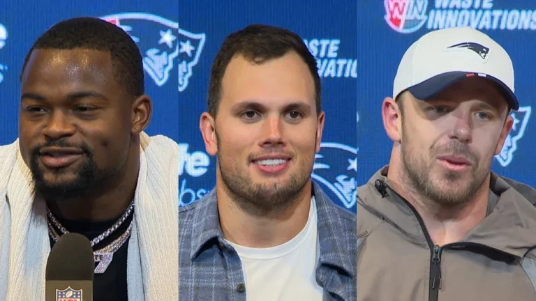 Kayshon Boutte, Hunter Henry, Robert Spillane & More Address the Media Press Conference