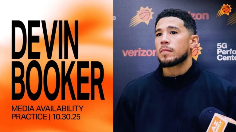 Devin Booker Practice Media Availability Phoenix Suns 10-30-25