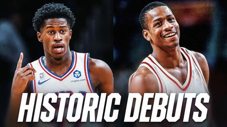 VJ Edgecombe & Iversons Historic Sixers Debuts