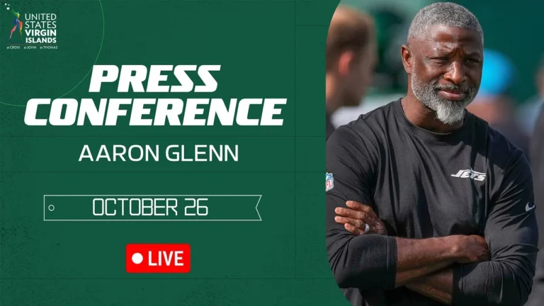 Aaron Glenn Postgame Press Conference (10 26) New York Jets at Cincinnati Bengals Week 8