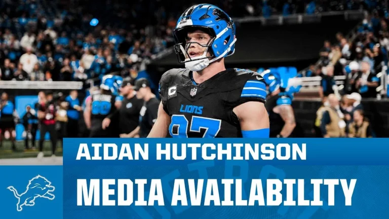 Aidan Hutchinson Contract Extension Press Conference Oct. 30, 2025