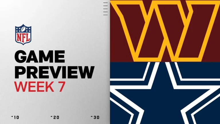 Washington Commanders vs Dallas Cowboys Week 7 Game Preview