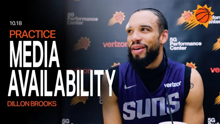 Dillon Brooks Phoenix Suns Practice Media Availability 10-18-25