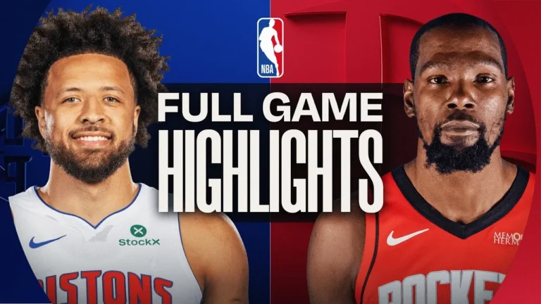 PISTONS at ROCKETS FULL GAME HIGHLIGHTS October 24, 2025