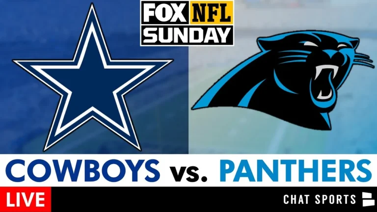 Cowboys vs. Panthers Live Streaming Scoreboard, Play-By-Play, Highlights & Stats NFL Week 6 On FOX