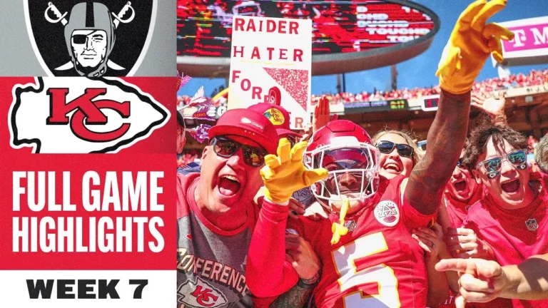 Kansas City Chiefs vs. Las Vegas Raiders Game Highlights NFL 2025 Season – Week 7