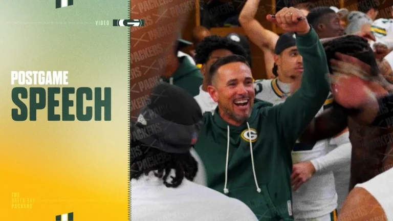 Postgame speech: Packers celebrate Sunday Night Football win