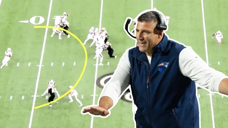 Mike Vrabel Film Breakdown Drake Maye’s Touchdown Passes to Kayshon Boutte & DeMario Douglas