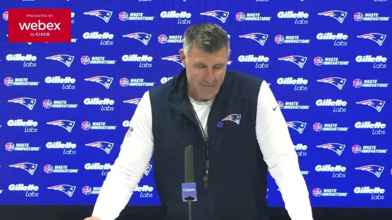Mike Vrabel: I Love Coaching These Guys. It’s Fun. Patriots Press Conference