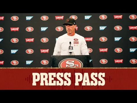 Shanahan on Team Effort, McCaffreys Dominance After 49ers Week 7 Win vs. Falcons