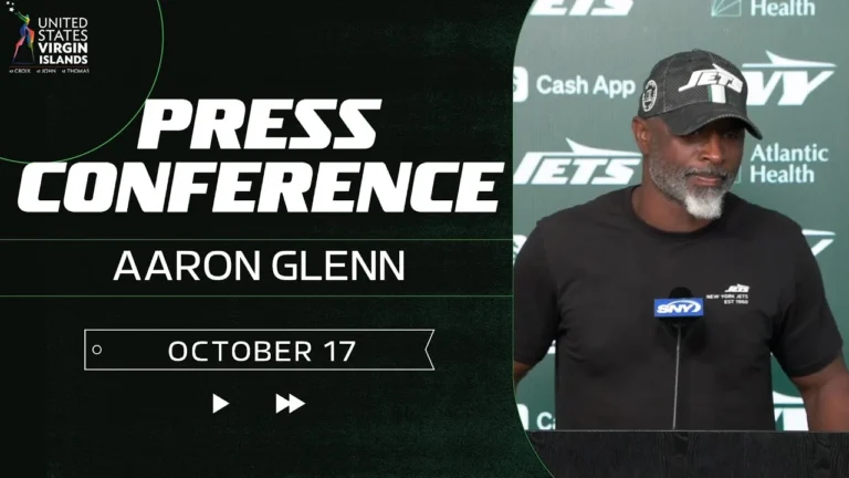 Aaron Glenn Press Conference (10 17) New York Jets