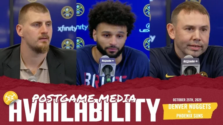 Full Denver Nuggets Postgame Media vs. PHX