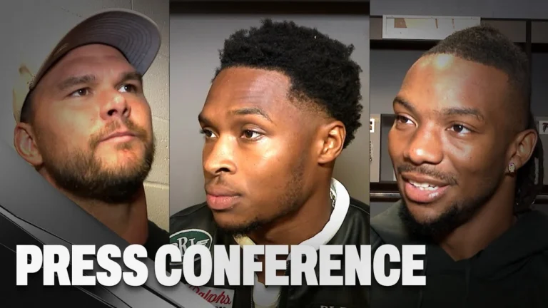 Bijan Robinson & other Atlanta Falcons reflect on San Francisco 49ers matchup Press Conference