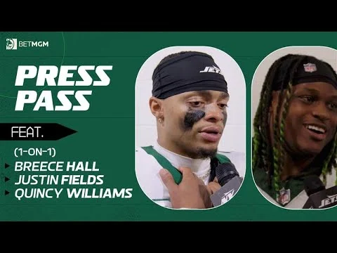 Breece Hall & Justin Fields Discuss First Jets Win of the Season