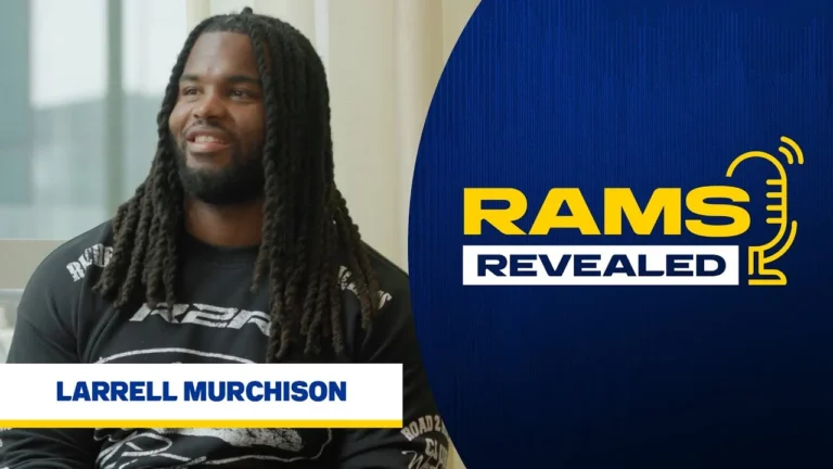 Larrell Murchison Talks About Being A Twin, His First Sack Of The Season & More Rams Revealed