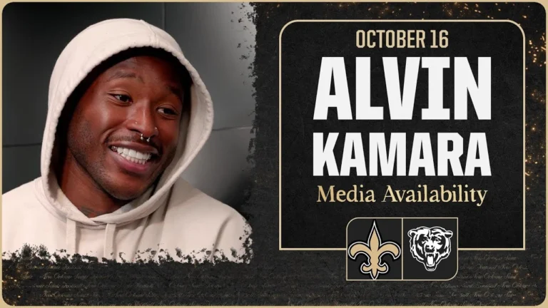 Alvin Kamara on Dennis Allen, Kendre Miller’s production Bears vs. Saints NFL Week 7