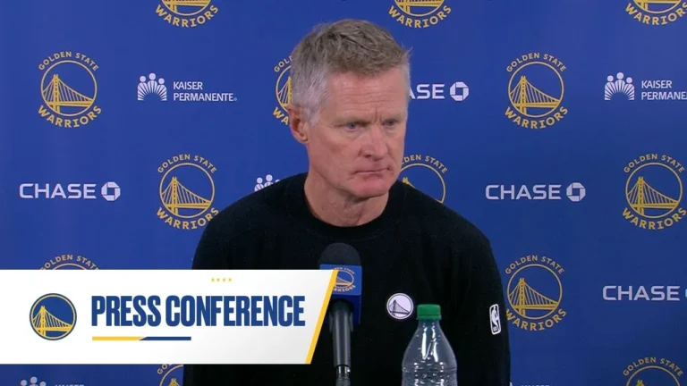 Steve Kerr Recaps Warriors Loss at Trail Blazers Oct. 24, 2025