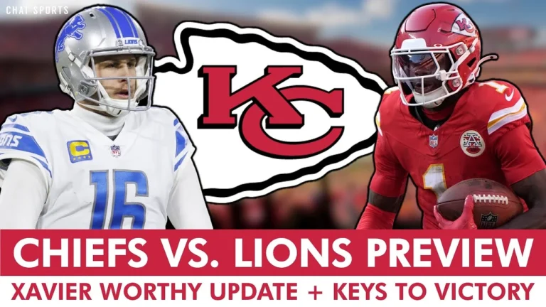 The Kansas City Chiefs WILL Beat The Lions On Sunday Night Football If….