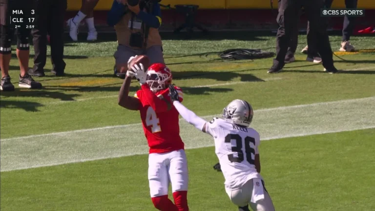 Rashee Rice gets his second TD of the day on return to KC lineup