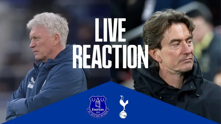 EVERTON 0-3 TOTTENHAM HOTSPUR Live post-match reaction from David Moyes and Thomas Frank