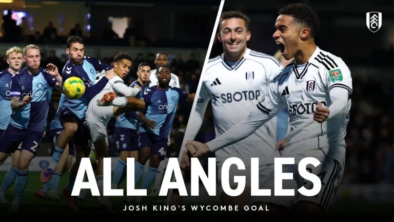 ALL ANGLES Josh King’s First For Fulham
