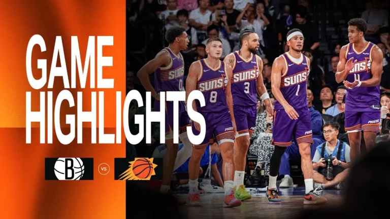 Phoenix Suns Preseason Team Highlights vs Brooklyn Nets 10-12-25