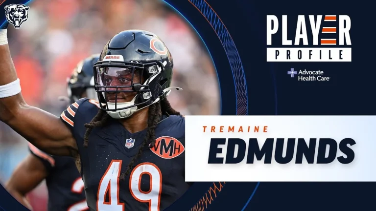 Tremaine Edmunds Player Profile Chicago Bears