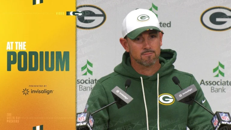 Matt LaFleur on Jordan Love’s movements within the pocket: ‘I think that’s one of his strengths’
