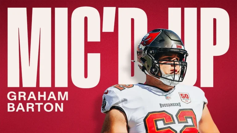 Graham Barton Micd Up vs. the 49ers Tampa Bay Buccaneers