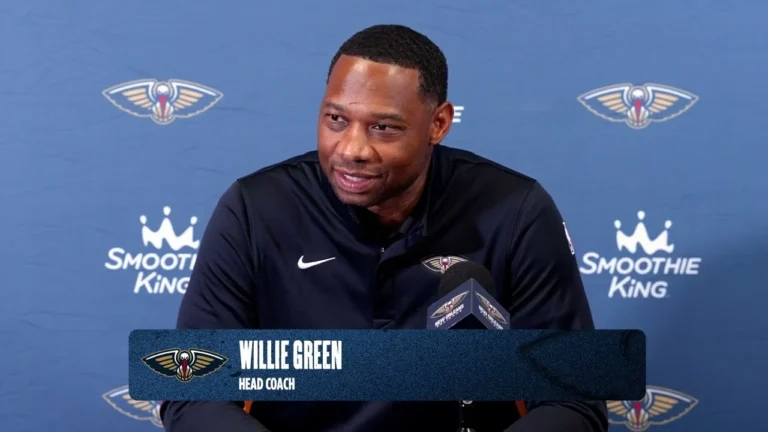 Willie Green Pelicans-Magic Postgame 2025 NBA Preseason