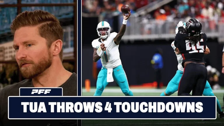 Miami Dolphins vs. Atlanta Falcons Review PFF Grade Release Show