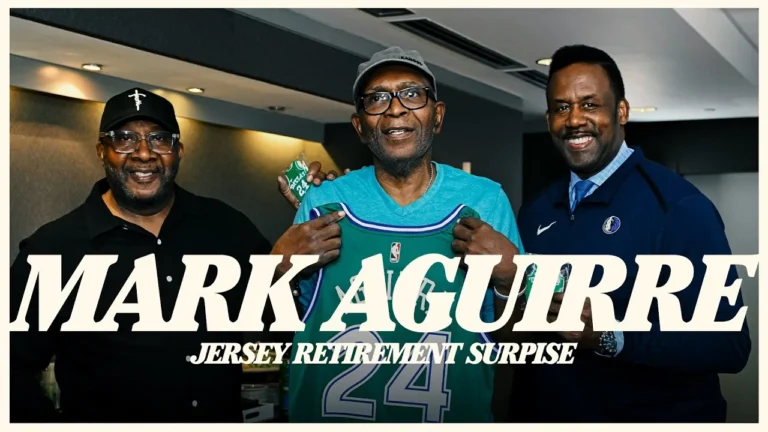 Dallas Mavericks to retire Mark Aguirres Jersey