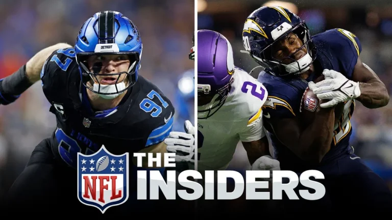 Aidan Hutchinson signs 180M extension, Chargers RB Kimani Vidal joins the show The Insiders