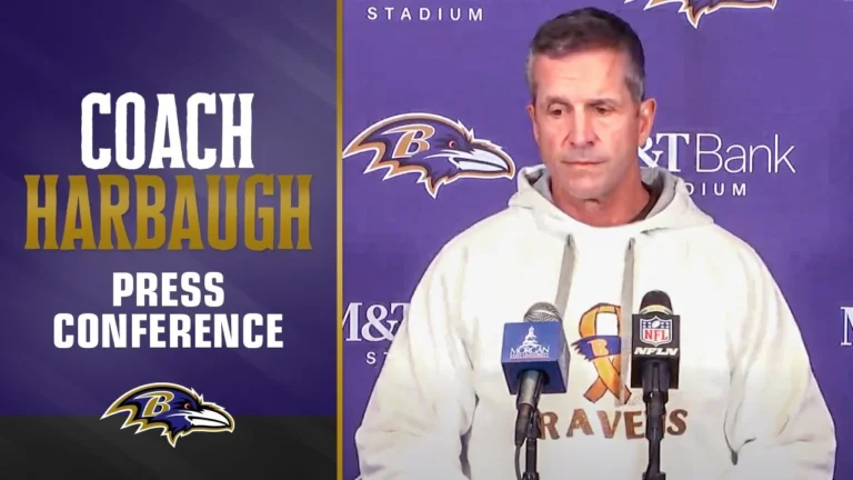 John Harbaugh on Falling to the Rams Baltimore Ravens
