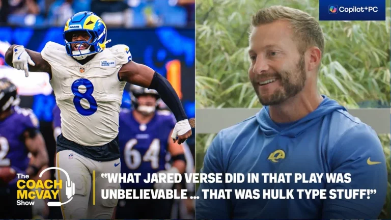 Sean McVay On The Power Duo Of Byron Young & Jared Verse, Tyler Higbees Energy & Prep For London