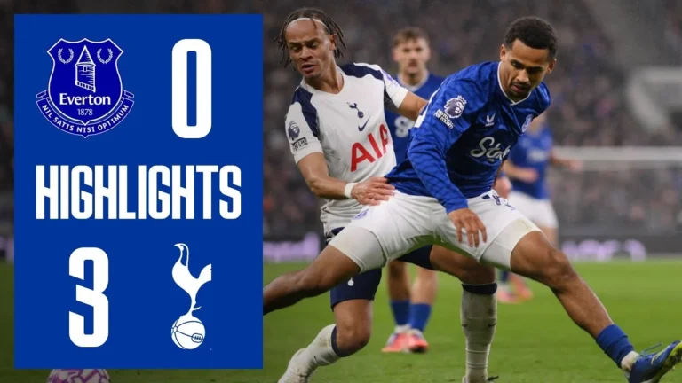 Extended Highlights: EVERTON 0-3 TOTTENHAM HOTSPUR