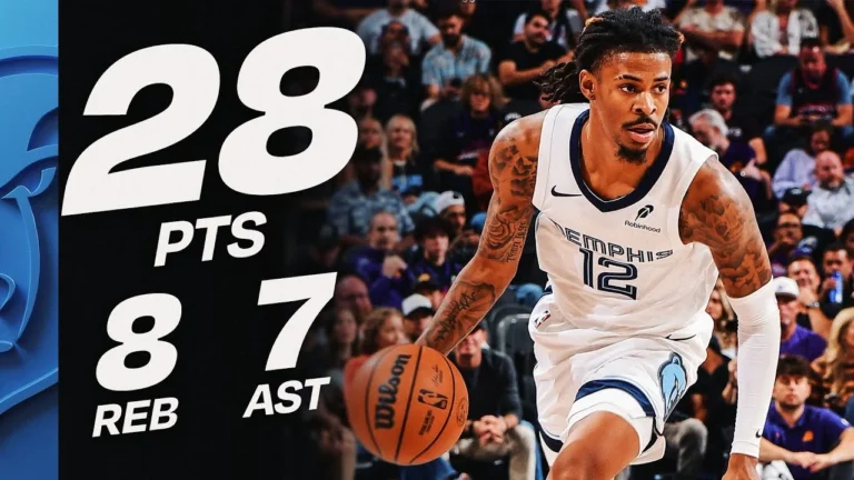 Ja Morant Comes Up BIG vs Suns! October 29, 2025