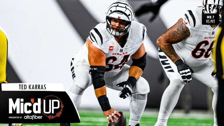 Ted Karras Mic’d Up vs Pittsburgh Steelers Week 7 2025 Mic’d Up