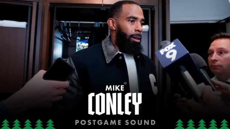 We All Have To Be Better. Mike Conley Postgame Sound 10.30.25