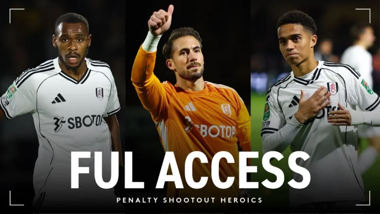 FUL ACCESS Penalty Shootout Heroics Three penalty saves from Lecomte and a senior goal for King