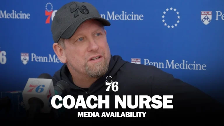 Philadelphia 76ers Practice Media Availability Coach Nurse 10.16.25