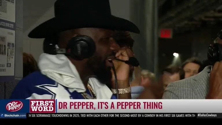 Dr. Pepper First Word 10 19 25 Dallas Cowboys 2025