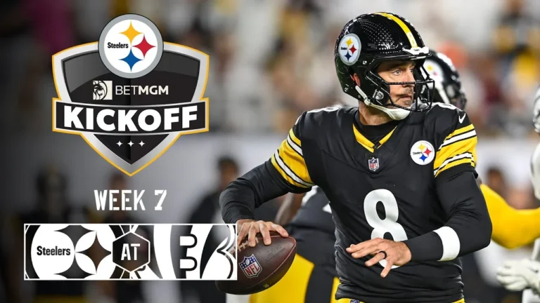 Recap of Steelers at Bengals in Week 7 Steelers Kickoff Pittsburgh Steelers
