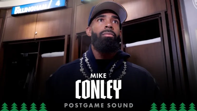 We Have To Do Things As A Unit. Mike Conley Postgame Sound 10.28.25