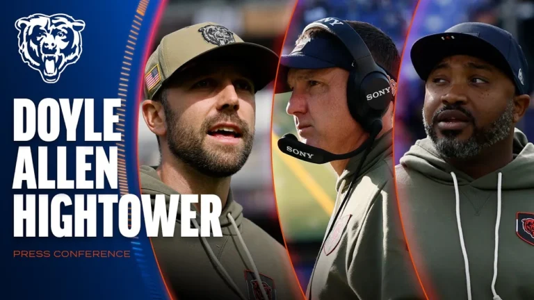 Declan Doyle, Dennis Allen, Richard Hightower reflect on week 8, look towards Week 9 Chicago Bears