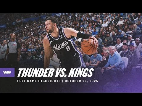 Sacramento Kings vs. Oklahoma City Thunder Full Game Highlights 10.28.25